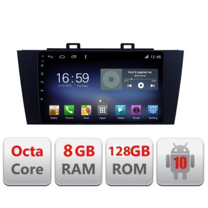 Navigatie Subaru Outback 2014-2019 sau Subaru XV 2017-2018 F-outback5 Octa Core cu Android Radio Bluetooth Internet GPS WIFI DSP 8+128GB 4G