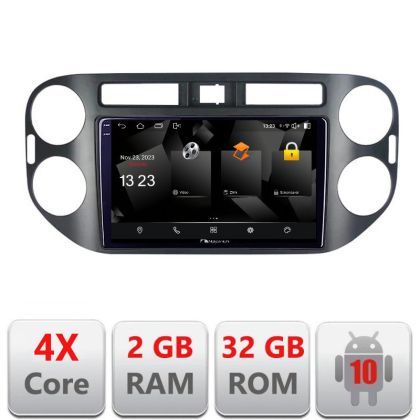 Navigatie VW TIGUAN si Golf Plus 2007-2011 Android Ecran 720P Quad Core 2+32 carplay android auto