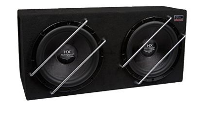 Subwoofer pasiv cu incinta, Audio System, 1000(2x500) W RMS, 1200(2x600) W MAX, difuzoare 2 x 12", high end