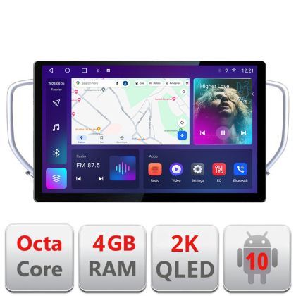 Navigatie dedicata Kia Sportage 2016-2018 N-567 Edonav ecran 13" 2K 4+32 Android Waze USB Navigatie 4G 360 Toslink Youtube Rad