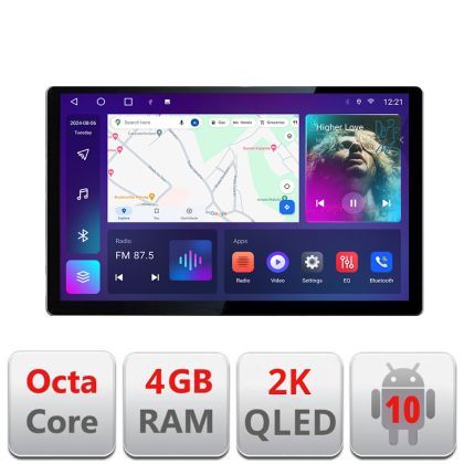 Navigatie dedicata Hyundai I30 2017- N-1041 Edonav ecran 13" 2K 4+32 Android Waze USB Navigatie 4G 360 Toslink Youtube Radio K