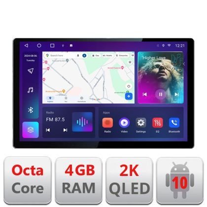 Navigatie dedicata Seat Ibiza 2017- N-IBZ Edonav ecran 13" 2K 4+32 Android Waze USB Navigatie 4G 360 Toslink Youtube Radio KIT