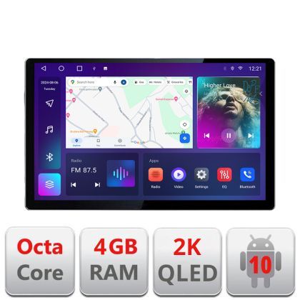 Navigatie dedicata Seat Ibiza 2008-2014 N-246 Edonav ecran 13" 2K 4+32 Android Waze USB Navigatie 4G 360 Toslink Youtube Radio