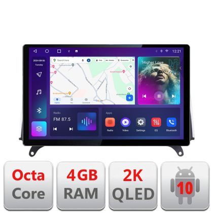 Navigatie dedicata BMW X5 X6 2007-2009 CCC Edonav ecran 13" 2K 4+32 Android Waze USB Navigatie 4G 360 Toslink Youtube Radio KI
