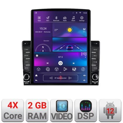 Navigatie VW Passat B5  dedicata Android radio gps internet quad core 2+32 ecran vertical 9.7" kit-b5-v2+EDT-E708