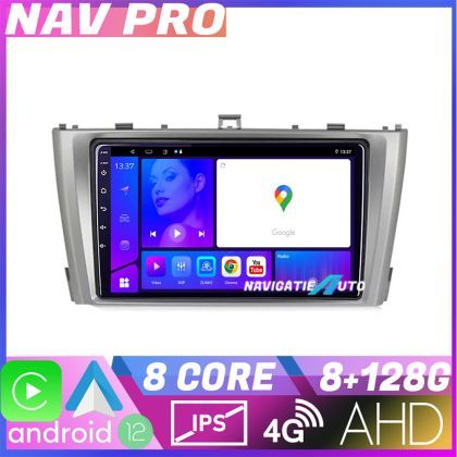 Navigatie Toyota Avensis 2009 2015 KIT TY12 EDOTEC-LITE Android Ecran 720P Octa Core 8 128 Carplay