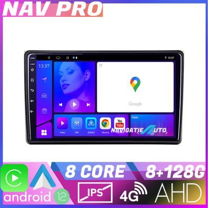 Navigatie Audi A4 B6 Octa Core KIT 050 EDOTEC-LITE Android Ecran 720P Octa Core 8 128 Carplay v1