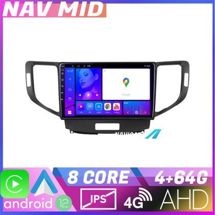 Navigatie Honda Accord 2008 2012 KIT 8951 EDOTEC-LITE Android Ecran 720P Octa Core 4 64 Carplay