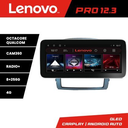 Navigatie Kia Sorento 2006-2009 Lenovo PRO 8+256 12.3 inch qled android 4G DSP gps internet  Kit-sorento2002+EDT-E70