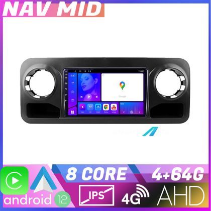 Navigatie Mercedes Sprinter 2018 EDOTEC-LITE Android Ecran 720P Octa Core 4 64 Carplay