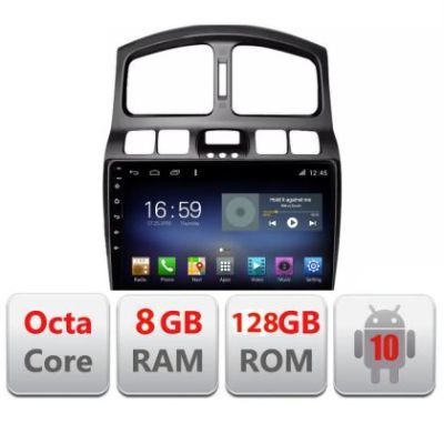 Navigatie HHyundai Santa Fe 2000-2006 Android radio gps internet Octa Core 8+128 LTE Kit-santafe-old+EDT-E609