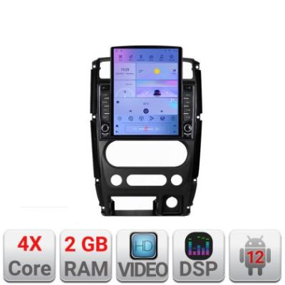 Navigatie Jimny 2007-2016 K-Jimny07 ecran tip TESLA 9.7" cu Android Radio Bluetooth Internet GPS WIFI 2+32 DSP Quad Co