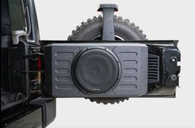 Subwoofer cu difizor 12", dedicat usa spate JEEP WRANGLER JK/JKU AND JL/JLU, 400 W RMS, Phoenix Gold