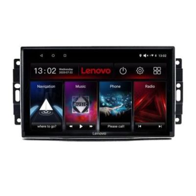 Navigatie Chrysler Jeep Lenovo Kit-202 8 core QLED 2K 8+256 360 Android Waze USB Navigatie Internet Youtube Radio v1
