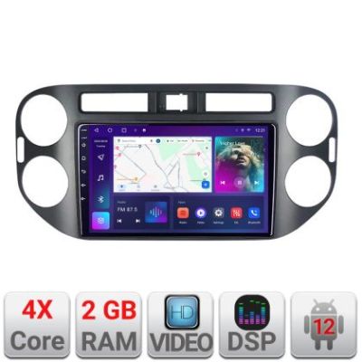 Navigatie VW Tiguan si Golf Plus 2012-2016 Android radio gps internet 2+32 Kit-489v2+EDT-E209v2