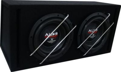 Subwoofer pasiv cu incinta, Audio System, 800(2x400) W RMS, 1000(2x500) W MAX, difuzoare 2 x 10", high end, bass reflex