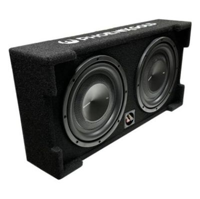 Subwoofer pasiv cu incinta, Phoenix Gold, 350 w rms, 700 w max, difuzor 2x10"
