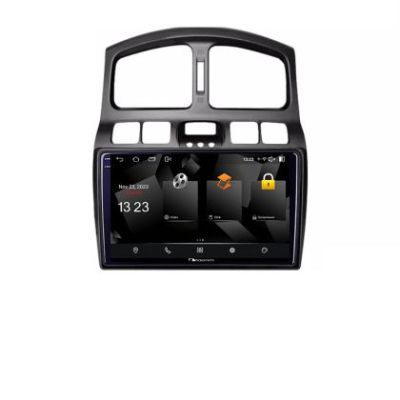 Navigatie HHyundai Santa Fe 2000-2006 Android Octa Core Qualcomm 2K Qled 8+128 DTS DSP 360 4G Optical