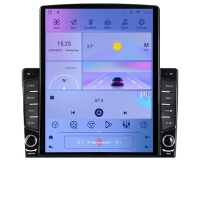 Navigatie dedicata Edonav Ford Fiesta 2020-  Android radio gps internet quad core 2+32 ecran vertical 9.7" Kit-fiesta-2020+EDT-E708