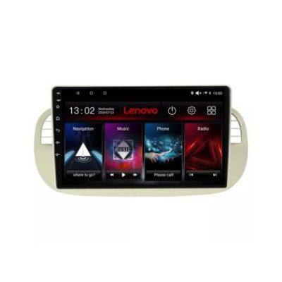 Navigatie Fiat 500 intre anii 2007-2015 Android radio gps internet 8 core QLED 2K 8+256 360 Lenovo