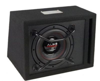 Subwoofer pasiv cu incinta, Audio System, 300 W RMS, 500 W MAX, difuzor 8", bass reflex