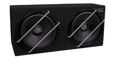 Subwoofer pasiv cu incinta, Audio System, 1000(2x500) W RMS, 1200(2x600) W MAX, difuzoare 2 x 12", high end