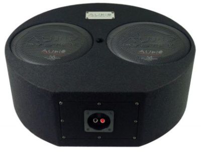 Subwoofer pasiv cu incinta, Audio System, SUBFRAME, 600 w rms, 800 w max, 2 x 10", roata de rezerva