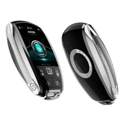 Cheie smart Bentley cu touchscreen keyless entry 980 Argintiu