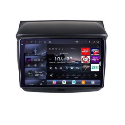 Navigatie Mitsubishi L200 2006-2014 Edotec Kit-094 8 core QLED 2K 16+512 360 Android Waze USB Navigatie Internet Youtube Radio