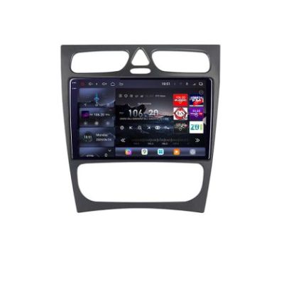 Navigatie Mercedes C W203 2000-2004 Edotec Kit-clk 8 core QLED 2K 16+512 360 Android Waze USB Navigatie Internet Youtube Radio