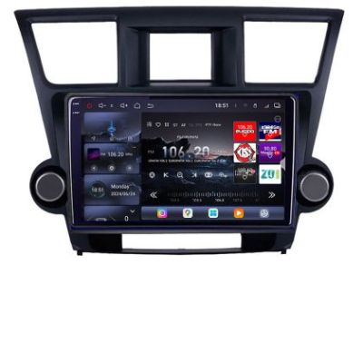 Navigatie Toyota Highlander 2007-2013 Android radio gps internet 8 core QLED 2K 16+512 360 Edotec