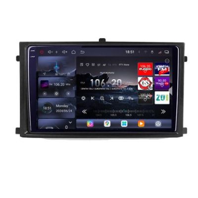Navigatie Rexton 2019- Edotec Kit-REXTON 8 core QLED 2K 16+512 360 Android Waze USB Navigatie Internet Youtube Radio