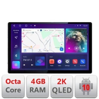 Navigatie dedicata Ssangyong Kyron Actyon N-158 Edonav ecran 13" 2K 4+32 Android Waze USB Navigatie 4G 360 Toslink Youtube Rad