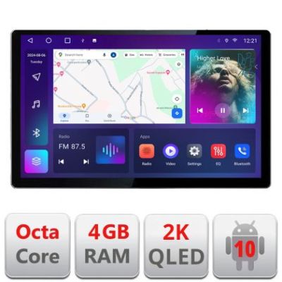 Navigatie dedicata Cadillac CTS  2003-2007 Edonav ecran 13" 2K 4+32 Android Waze USB Navigatie 4G 360 Toslink Youtube Radio KI