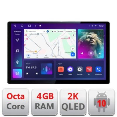 Navigatie dedicata Seat Ibiza 2017- N-IBZ Edonav ecran 13" 2K 4+32 Android Waze USB Navigatie 4G 360 Toslink Youtube Radio KIT