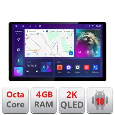 Navigatie dedicata Mazda 3 2014-2019  N-463 Edonav ecran 13" 2K 4+32 Android Waze USB Navigatie 4G 360 Toslink Youtube Radio K