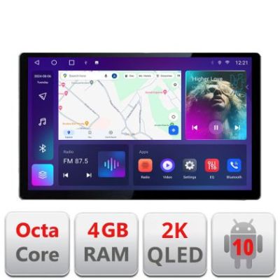 Navigatie dedicata Peugeot 308 2013-2017 N-308 Edonav ecran 13" 2K 4+32 Android Waze USB Navigatie 4G 360 Toslink Youtube Radi