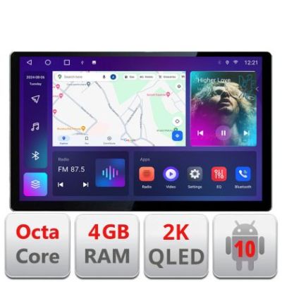 Navigatie dedicata Mazda CX-7 2009 N-097 Edonav ecran 13" 2K 4+32 Android Waze USB Navigatie 4G 360 Toslink Youtube Radio KIT-