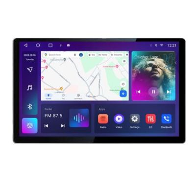 Navigatie dedicata BMW Seria 3 E90 N-095 Edonav ecran 13" 2K 4+32 Android Waze USB Navigatie 4G 360 Toslink Youtube Radio KIT-