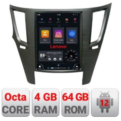 Navigatie Subaru Legacy si Outback 2010-2014 tip tesla radio gps internet Qualcomm 8X 8+128 360 4G carplay android auto  kit-tesla-458