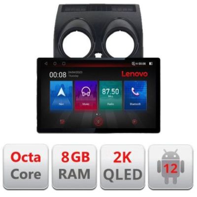 Navigatie Nissan Qashqai N-499 ecran 13" 2K 8+128 Android Waze USB Navigatie 4G 360 Toslink Youtube Radio KIT-4