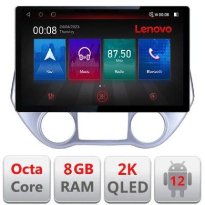 Navigatie HHyundai I20 2011-2014 manual si automat, Ecran 2K QLED 13",Octacore,8Gb RAM,128Gb Hdd,4G,360,DSP,Carplay,Bluetooth
