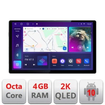 Navigatie dedicata Seat Ibiza 2008-2014 N-246 Edonav ecran 13" 2K 4+32 Android Waze USB Navigatie 4G 360 Toslink Youtube Radio