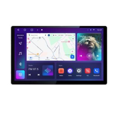 Navigatie dedicata Dacia dupa 2012 N-Dacia Edonav ecran 13" 2K 4+32 Android Waze USB Navigatie 4G 360 Toslink Youtube Radio KI
