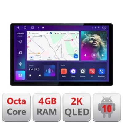 Navigatie dedicata Mitubishi Lancer 2001-2007  N-LANCER07 Edonav ecran 13" 2K 4+32 Android Waze USB Navigatie 4G 360 Toslink Y
