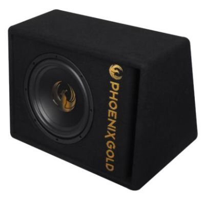 Subwoofer activ Phoenix Gold, difuzor 8", 125W RMS, 500 W Max, kit de cabluri incluse