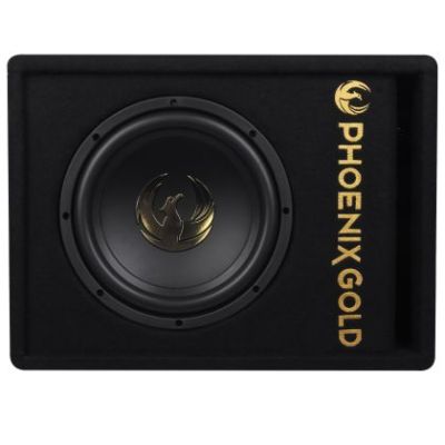 Subwoofer activ Phoenix Gold, difuzor 8", 125W RMS, 500 W Max, kit de cabluri incluse