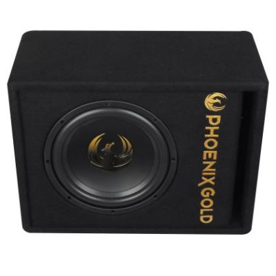 Subwoofer activ Phoenix Gold, difuzor 12", 250W RMS, 1000W MAX, kit de cabluri incluse