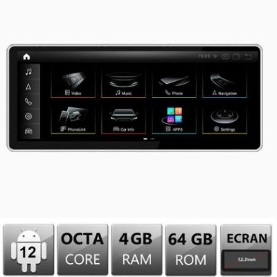 Navigatie Audi A4 A5 Concert Symphonie 2009-2014 Android Octa Core 4+64 12.3" 1920x720