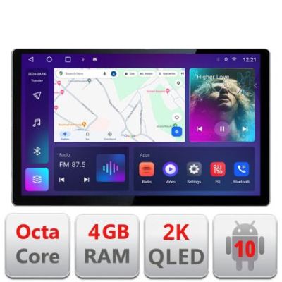 Navigatie dedicata Suzuki SX4 2006-2013 N-124 Edonav ecran 13" 2K 4+32 Android Waze USB Navigatie 4G 360 Toslink Youtube Radio
